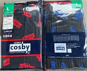 cosby　コスビー　Lサイズ　前開き　トランクス　パンツ　４枚セット　新品未使用品　抗菌防臭　前開き　メンズ　下着