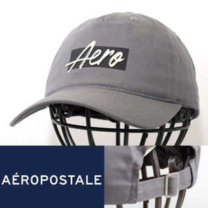 ローキャップ 帽子 エアロポステール Aeropostale Script Box Logo Adjustable Hat グレー 0093926561 USA ブランド