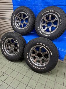 16×5.5j +20 PCD139.7 オリジン ORIGIN ジムニー　TOYO Open Country M/T 225/75R16