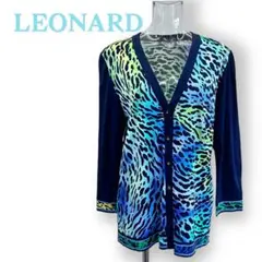 レオナール＊ゆったり長めの薄手 カットソー＊サイズＬ＊LEONARD