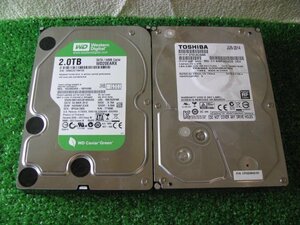 KA4866/3.5インチHDD 2台/TOSHIBA,WD 2TB