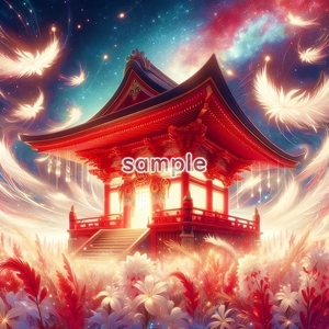 A3 350dpi 日本神社 01 オリジナル絵イラスト著作権フリー画像素材 34P Japan shrine 01 Original picture image material copyright free