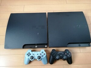 PS3 本体2台　2000A×1台 3000A×1台　合計２台　コントローラー2個（純正品）セット　ジャンク品