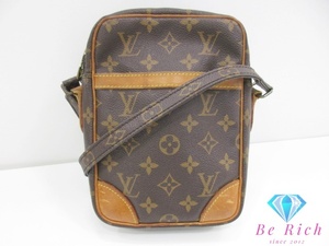 ルイ ヴィトン LOUIS VUITTON ショルダーバッグ モノグラム ダヌーブ M45266 ブラウン 茶 PVC レザー LV ロゴ【中古】【送料無料】 bk9698