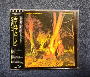 国内盤 帯付 Echo & The Bunnymen Crocodiles エコー ザ バニーメン クロコダイルズ 32XD-965 税表記無し 3200円 初盤 