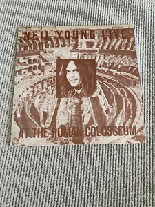 Neil Young 「Live At The Roman Colosseum」 1LP　アナログレコード　Red Translucent
