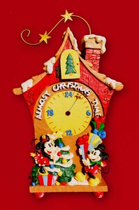 希少 1990年代 DISNEY■Vintage Disney■MIDWEST OF CANNON FALLS■CHRISTMAS Mickey & Minnie Resin Figurines.■MICKEY＆CO■置物