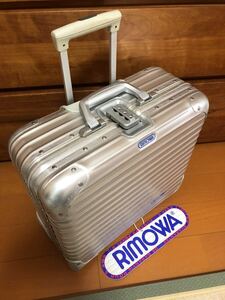 ☆美品☆激レア☆RIMOWA 青リモワ　ビジネストロリー2輪　23L ドイツ製