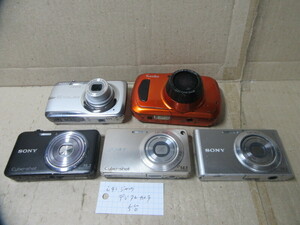 i4: ジャンク デジタルカメラ ソニーDSC-WX70 他5台