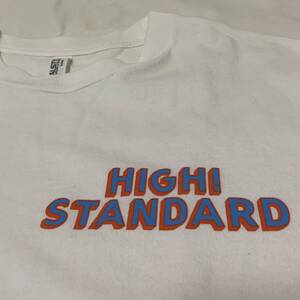 HIGH! STANDARD! ハイスタンダード! 聖林公司! ロゴ・プリント! 半袖TEE! Tシャツ! SIZE M! 