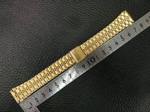 メーカー不明 汎用 ステンレス メンズ ブレス ブレス幅14.8-19.9mm ラグ幅18mm 長さ 調整式 管理No.43448