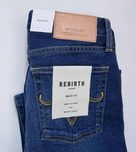 マウジー moussy WF Rebirth embroidery SKINNY ジーンズ 26インチ 新品