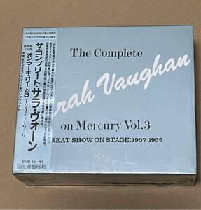 未開封 送料込 サラ・ヴォーン - コンプリート・サラ・ヴォーン・オン・マーキュリー VOL.3 国内盤6CD / Sarah Vaughan / 30JD56