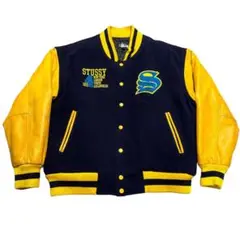 OLD STUSSY 90S STADIUM JACKET BIG 4