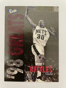 NBAカード　ケリー・キトルズ　KERRY KITTLES FLEER ULTRA ‘98 GREATS GOLD MEDALLION EDITION 【GOLD カード】【インサートカード】