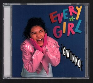 ■GWINKO(ギンコ)■オリジナル・アルバム(CD)■「EVERY GIRL(エブリィ・ガール)」■品番:32DH-5268■1989/6/21発売■廃盤■美品■