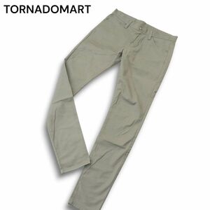 TORNADOMART トルネードマート 通年 ストレッチ★ カラー スキニー パンツ Sz.M　メンズ グレー 日本製　A4B04351_8#R