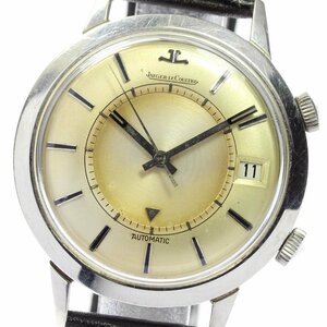 【JAEGER-LECOULTRE】ジャガー・ルクルト メモボックス ハーフローター ヴィンテージ 自動巻き メンズ_701141【ev20】