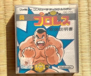 FC プロレス ディスクシステム 任天堂 ケース 説明書付き ファミコン ファミリーコンピュータ ディスクシステム FCD nintendo