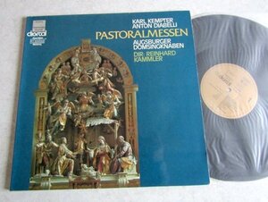 【LP】Karl Kempter : Pastoralmessen / Augsburger Domsingknaben / DIR Reinhard Kammler