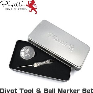 １円★Piretti ピレッティ PR-PV0003 グリーンフォーク＆ボールマーカー セット 専用アルミケース付★送料無料★Pivot Tool ＆ Marker★