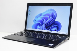 ノートパソコン Windows11 中古 VAIO Pro PG VJPG11C11N 第7世代 Core i5 SSD128GB メモリ8GB Windows10 13.3 カメラ