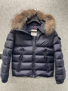 モンクレール　ダウンジャケット　フォックスファーフード付 MONCLER　レディース　12anni　152㎝　ネイビー