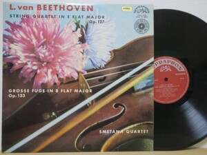 LP★ベートーヴェン,スメタナ四重奏団 BEETHOVEN, SMETANA QUARTET / String Quartet In E Flat Major Op.127 ・・・ (UK盤