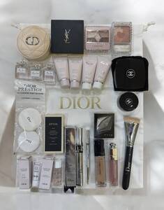 【ブランド化粧品・香水おまとめ】Dior/YSL/CHANEL/CANMAKE等　未使用品多数 23点