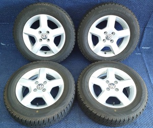 B/S 希少 VW UP! 14×5J+35 4H/100 DL WM02 165/70R14 ワーゲン/アップ純正/1S0071494/WM03/ブリザック/VRX2/VRX3/IG60/IG70/X-ICE/6051110