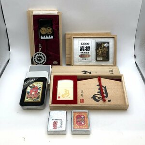 1円～/未使用/保管品/ZIPPO/ジッポー/武将/忠臣蔵/etc/6点/まとめ/ライター/煙草/喫煙具/喫煙グッズ/コレクション/ジャンク/H098