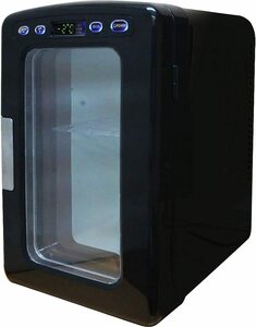 冷温庫 ポータブル 冷蔵庫 小型 ミニ冷蔵庫 車載 ポータブル -2℃～60℃ 保冷庫 小型冷蔵庫 10L ペットボトル ホット クール　ブラック