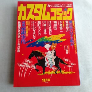 Ｒ249 カスタム コミック NO.4 昭和54年11月号 青柳裕介 川崎三枝子 つげ義春 永島慎二 読切 劇画 コミック 漫画 昭和 レトロ 本 雑誌