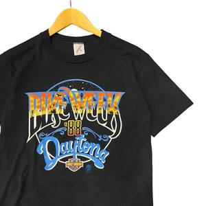 80s ビンテージ ハーレーダビッドソン 両面プリント Tシャツ Mサイズ USA製 80年代 ヴィンテージ Harley-Davidson バイカー チョッパー