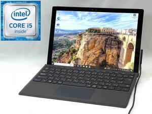 □【Core i5/第6世代/M.2 SSD/Win10】 Microsoft Surface Pro 4 1724 タブレットPC 128GB Core i5-6300U 4GB M.2 128GB HD 520 □ W03-0118