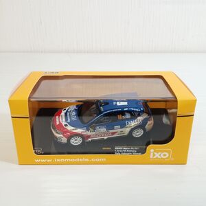 み630【60】1円～ イクソ iXO 1/43 ミニカー スバル インプレッサ WRX STI R4 2011年 ラリー北海道 優勝 新井敏弘/M.Anthony