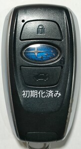 初期化済スバル純正スマートキー3ボタン基盤番号281451-5801　001-A01470 14AHA-01新品電池サービス⑭