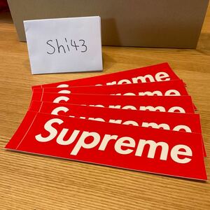 1円スタート 5枚セット Supreme シュプリーム Box Logo ステッカー ボックスロゴ ボックスロゴステッカー ノベルティ sticker 赤 red