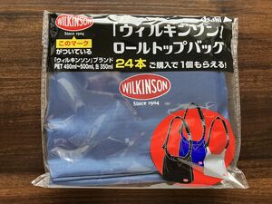 ■■WILKINSON(ウィルキンソン) ロールトップバッグ青／アサヒ飲料■■