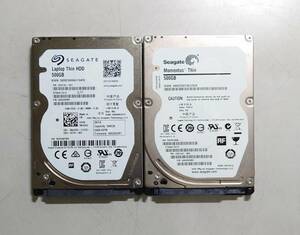 KN3856 【中古品】 Seagate ST500LT012 HDD 2個セット