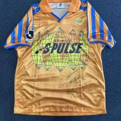 清水エスパルス　Lサイズ　三浦泰年サイン