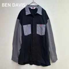 ✨ BEN DAVIS ベンデイビス オーバーサイズ 配色切替 メンズシャツ