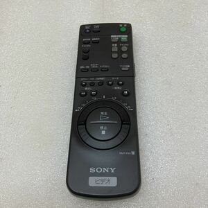 XL8295 SONY RMT-FX1 SLV-FX1等 VHS ビデオデッキ用リモコン 動作確認み