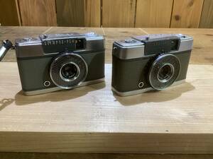 OLYMPUS PEN-EE 2台セット　現状品　中古　ハーフフィルムカメラ　