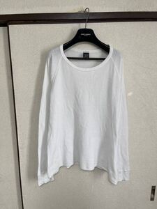 【即決】【レターパックプラス対応】 NUMBER NINE ナンバーナイン L/S TEE Tシャツ カットソー 長袖 WHITE ホワイト 白色 即決早い者勝ち