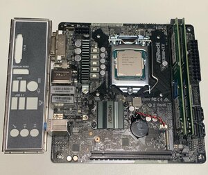 【中古】ASRock B360M-ITX i5-8400 8GBx2 パネル有 / LGA1151 Mini-ITX