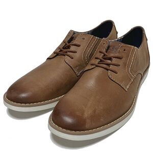 未使用 SPERRY TOP-SIDER NEWMAN OXFORD TAN スペリー トップサイダー レザー プレーントゥ シューズ US:7.5M CM:25.5 キャメル系