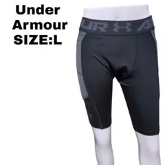 Under Armour スライディングパンツ LG 黒/グレー