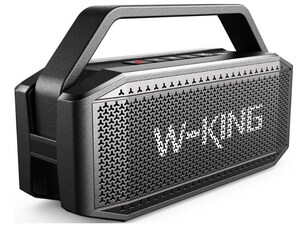 W-KING 60W RMS Bluetooth スピーカー 重低音 IPX6防水 【購入明細有】