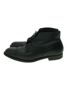 CROCKETT&JONES◆ブーツ/US6.5/BLK/レザー/5072-4095-26